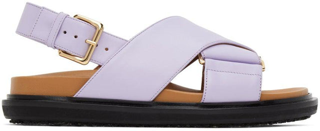 Marni Purple Fussbett Sandals - Sandales de Fussbett pourpre Marni - 마르니 보라색 fussbett 샌들