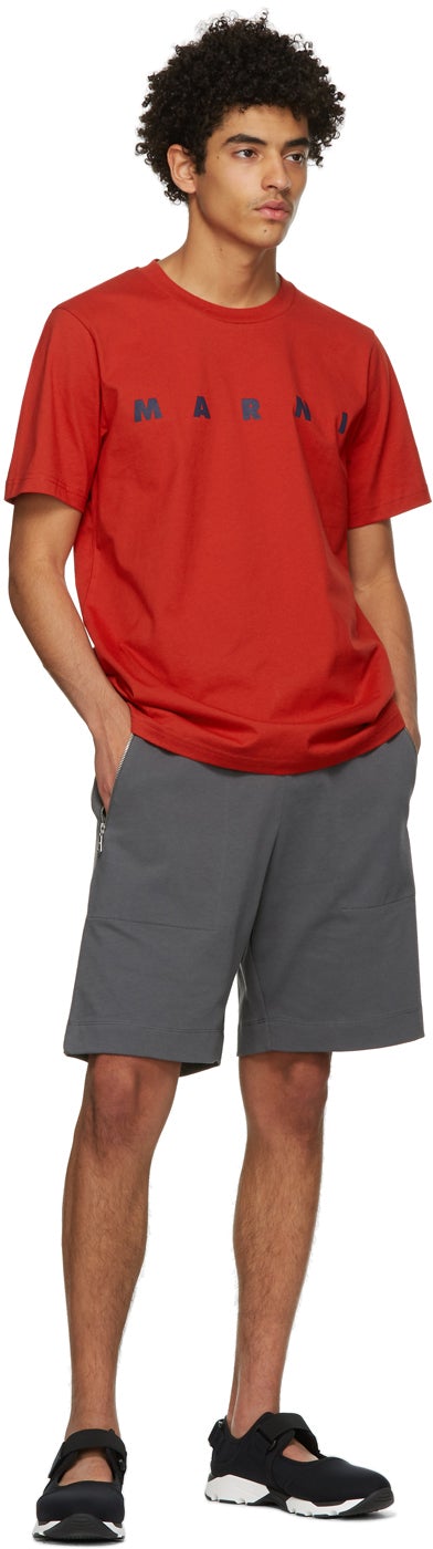 Marni Red Logo T-Shirt