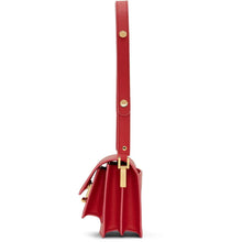 Marni Red Mini Saffiano Trunk Bag