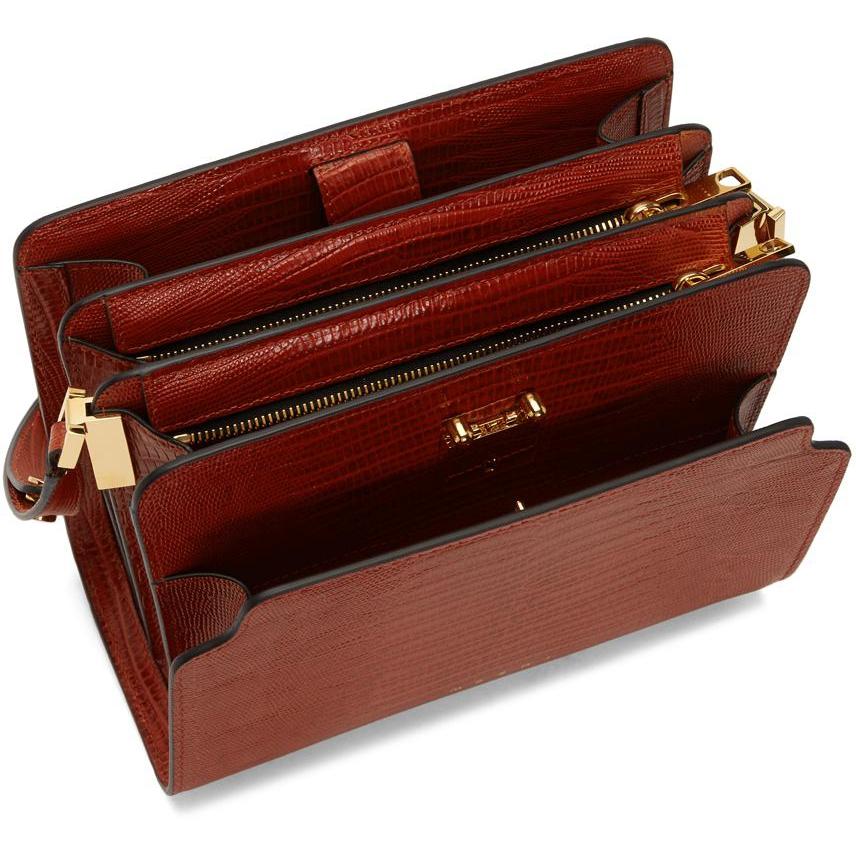 Marni Red Snake Trunk Reverse Bag - Marni Red Snake Trunk Sac de renversement - 마르니 레드 뱀 트렁크 역방향 백