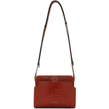Marni Red Snake Trunk Reverse Bag