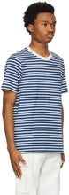Marni Three-Pack Blue Striped T-Shirts
