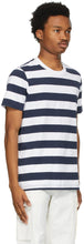 Marni Three-Pack Blue Striped T-Shirts