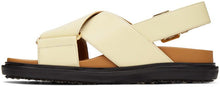 Marni Yellow Fussbett Sandals