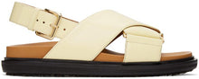 Marni Yellow Fussbett Sandals - Sandales de Fussbett jaune Marni - Marni Yellow Fussbett 샌들
