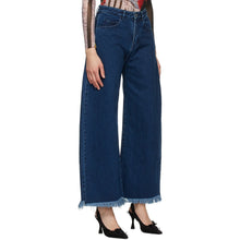 Marques Almeida SSENSE Exclusive Navy Boyfriend Jeans