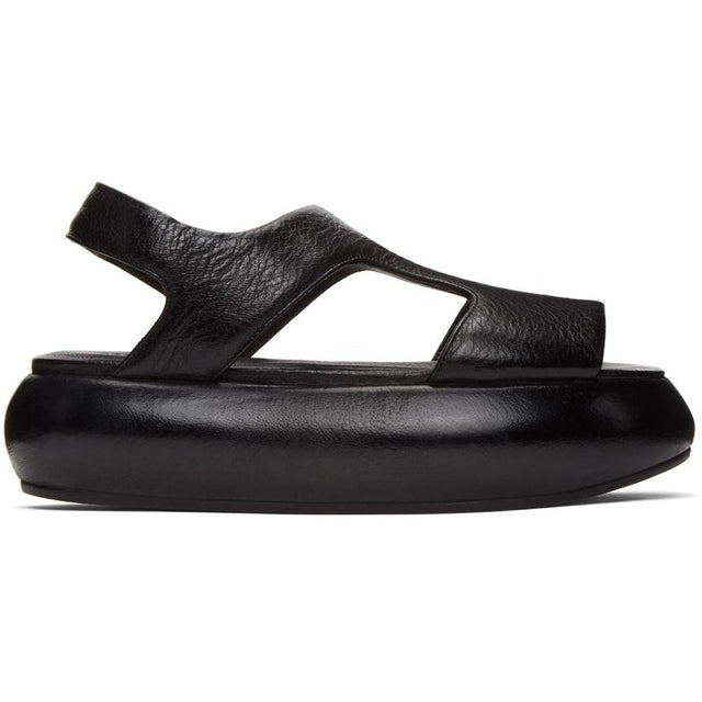 MarsÃ¨ll Black Ciambellona Platform Sandals - Sandales de plate-forme Ciambellona MarsÃ¨ll Black - MarsÃ¯lll 블랙 Ciambellona 플랫폼 샌들