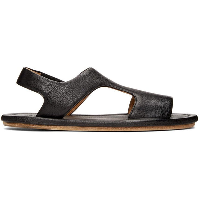 MarsÃ¨ll Black Cornice Sandals - Sandales de cornières noires Marsènes - MarsÃƒll 검은 처마 샌들