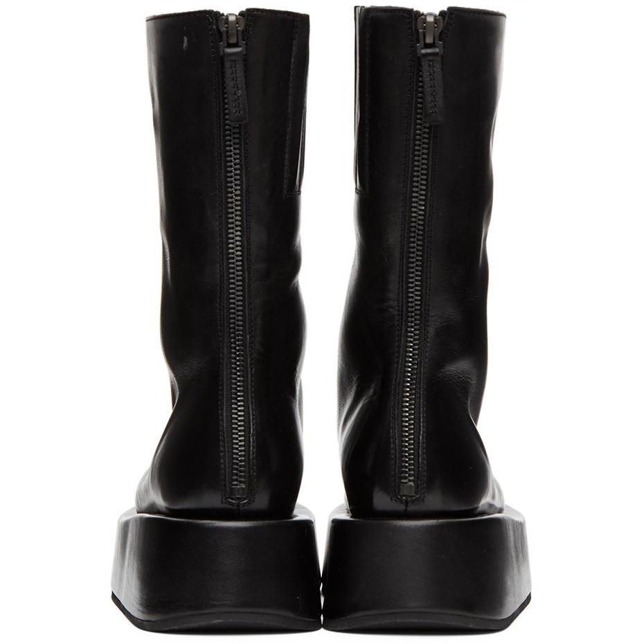 MarsÃ¨ll Black Piattaforma Boots - MarsÃ¨ll Black Piataforma Bottes - MarsÃ¯lll 블랙 Piattaforma 부츠