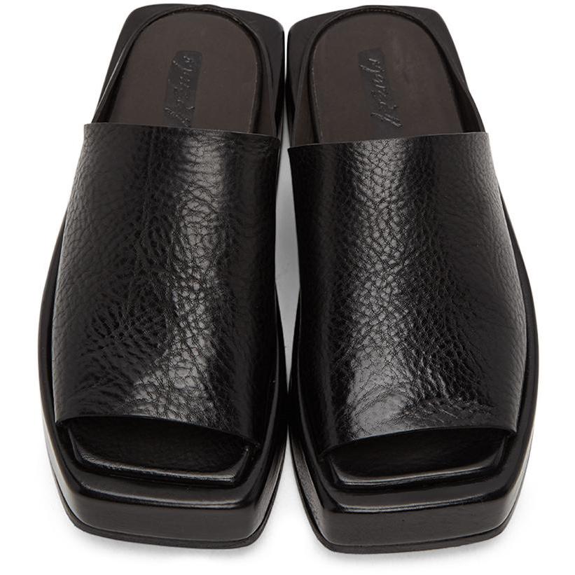 MarsÃ¨ll Black Zeppolello Sabot Sandals - Sandales de sabot noir Zeppolello MarsÃ¨ll - MarsÃ¯lll 님이 샌들 Zeppolello Sabot Sandals.