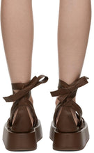 MarsÃ¨ll Brown Piattaforma Strap Sandals