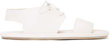 MarsÃ¨ll White Cornice Sandals - Sandales corporelles blanches Marsènes - MarsÃ œlll 흰색 처마살 샌들
