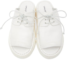 MarsÃ¨ll White Gomme Sanpomice Lace-Up Sandals