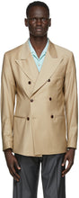 Martin AsbjÃ¸rn Beige Wool Ken Blazer - Martin Asbjárn Beige Laine Ken Blazer - 마틴 AsbjÃ¼rn 베이지 울 켄 블레이저