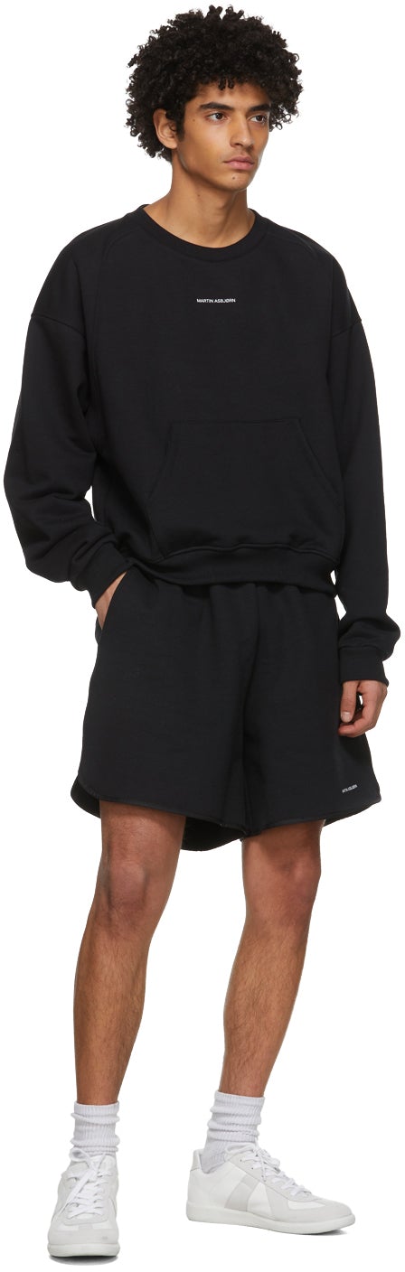Martin AsbjÃ¸rn Black Cameron Sweatshirt
