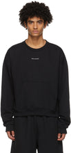 Martin AsbjÃ¸rn Black Cameron Sweatshirt - Sweat-shirt de caméron noir Martin Asbjã¸rn - Martin AsbjÃ¡rn 블랙 카메론 스웨터