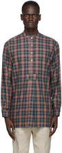 Martin AsbjÃ¸rn Green Check Keith Shirt - Martin Asbjárn Vert Check Keith Shirt - Martin AsbjÃ¡rn 녹색 체크 키이스 셔츠