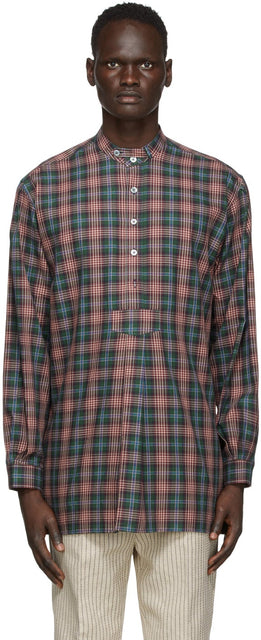 Martin AsbjÃ¸rn Green Check Keith Shirt - Martin Asbjárn Vert Check Keith Shirt - Martin AsbjÃ¡rn 녹색 체크 키이스 셔츠