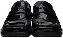 Martine Rose Black Patent Roxy Loafers