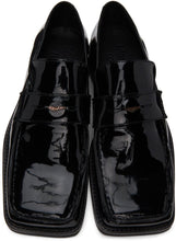 Martine Rose Black Patent Roxy Loafers