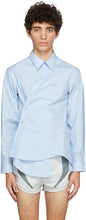 Martine Rose Blue Frutalli Shirt - Chemise Frutalli bleu rose Martine - 마르틴 로즈 블루 Frutalli 셔츠