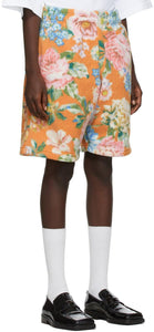 Martine Rose Orange Barambo Shorts