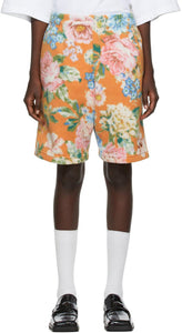 Martine Rose Orange Barambo Shorts - Shorts Barambo Orange Martine Rose - 마르틴 로즈 오렌지 객실보 반바지