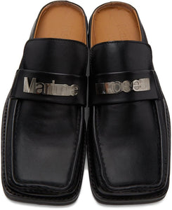 Martine Rose SSENSE Exclusive Black Slip-On Martine Loafers