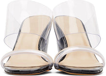 Maryam Nassir Zadeh Transparent Croc Olympia Wedge Sandals