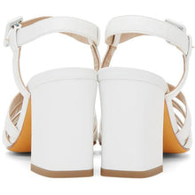 Maryam Nassir Zadeh White Palma High Sandals