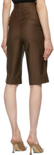 MatÃ©riel Tbilisi Brown Tropical Wool Shorts
