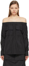Max Mara Black Silk Losanna Shirt - Max Mara Soie Black Losanna Shirt - Max Mara Black Silk Losanna Shirt.