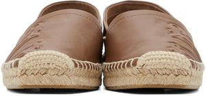 Max Mara Brown Leather Eli Espadrilles