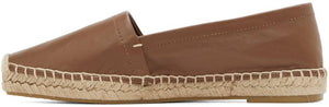 Max Mara Brown Leather Eli Espadrilles