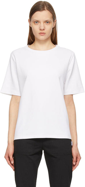 Max Mara Leisure White Leda T-Shirt - T-shirt de LEDA blanc Max Mara Loisirs - 최대 마라 레저 화이트 Leda 티셔츠