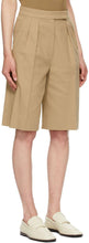 Max Mara Tan Ottuso Bermuda Shorts