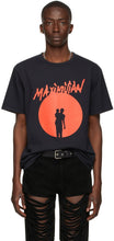 Maximilian Black J'Ouvert Print T-Shirt - T-shirt imprimé noir J'OUVERT maximilian - Maximilian Black J'ouvert 프린트 티셔츠