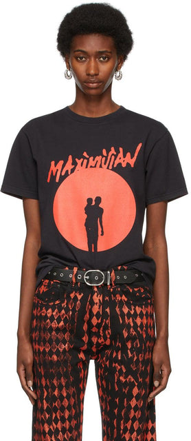 Maximilian Black J'Ouvert T-Shirt - T-shirt MAXIMILIAN NOVERT J'OUVERT - Maximilian Black J'ouvert 티셔츠