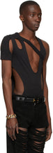 Maximilian Black Mass Cut-Out Tank Top