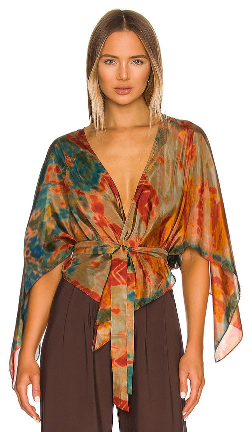 Mes Demoiselles Milus Kimono in Brick Mes démoiselles milus kimono en brique Mes Demoiselles Milus和服在砖中