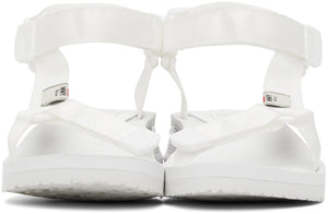 Miharayasuhiro White Sneaker Heel Belted Sandals