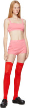 Molly Goddard Pink Knit Zola Lingerie Set