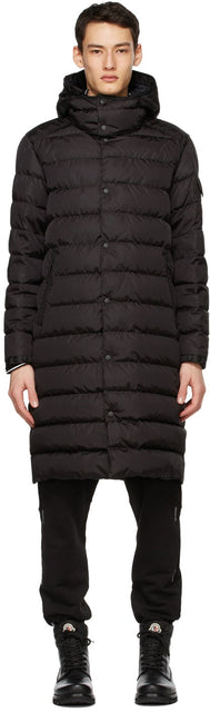 Moncler Black Born To Protect Down Nicaise Coat - Moncler noir née pour protéger le manteau nicaise - Moncler Black은 Nicaise Coat를 보호하기 위해 태어났습니다