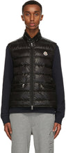 Moncler Black Down Gui Vest - Moncler Black Down Gui gilet - 몬 클러 검은 색 gui 조끼 아래로