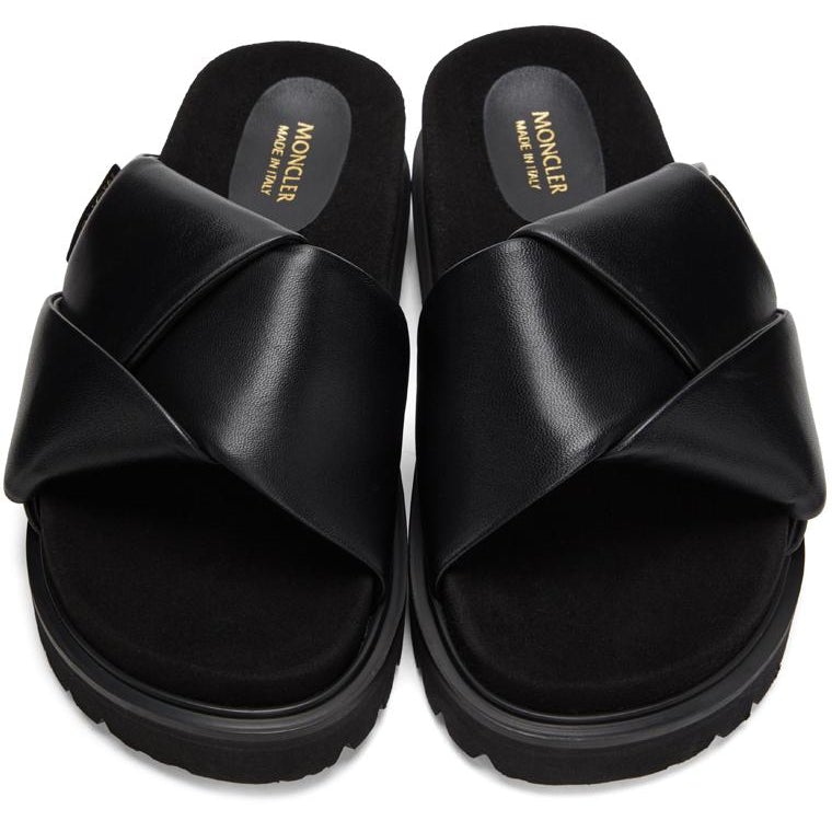 Moncler Black Fantine Sandals
