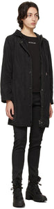 Moncler Black Lebris Coat