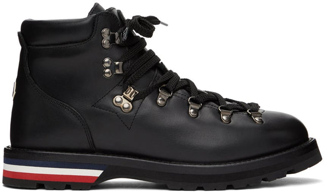 Moncler Black Peak Boots - Bottes de pointe noires Moncler - 몬 클러 블랙 피크 부츠