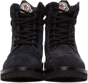 Moncler Black Suede Vancouver Boots