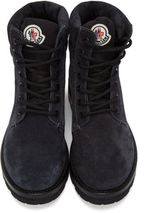 Moncler Black Suede Vancouver Boots