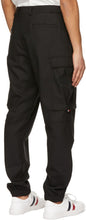 Moncler Black Virgin Wool Cargo Pants